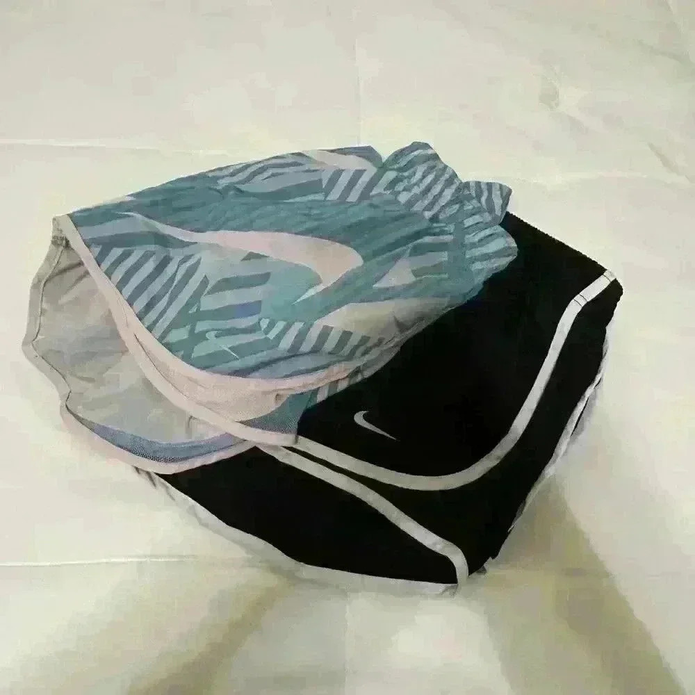 Nike shorts lot black white blue purple size s running lined unlined women